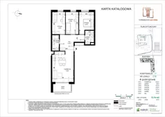 2 pokoje, mieszkanie 73,57 m², piętro 6, oferta nr C.076, Towarowa Square, Warszawa, Wola, Czyste, ul. Towarowa
