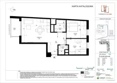 3 pokoje, mieszkanie 57,97 m², piętro 4, oferta nr C.089, Towarowa Square, Warszawa, Wola, Czyste, ul. Towarowa