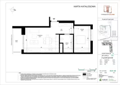 2 pokoje, mieszkanie 52,41 m², piętro 4, oferta nr C.091, Towarowa Square, Warszawa, Wola, Czyste, ul. Towarowa