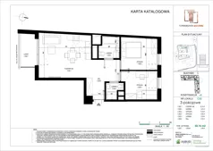 3 pokoje, mieszkanie 58,07 m², piętro 5, oferta nr C.092, Towarowa Square, Warszawa, Wola, Czyste, ul. Towarowa