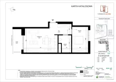 2 pokoje, mieszkanie 52,67 m², piętro 5, oferta nr C.094, Towarowa Square, Warszawa, Wola, Czyste, ul. Towarowa
