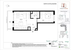 2 pokoje, mieszkanie 50,33 m², piętro 4, oferta nr C.123, Towarowa Square, Warszawa, Wola, Czyste, ul. Towarowa