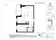 2 pokoje, mieszkanie 48,47 m², piętro 4, oferta nr C.124, Towarowa Square, Warszawa, Wola, Czyste, ul. Towarowa