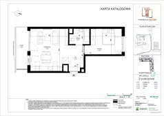 2 pokoje, mieszkanie 50,27 m², piętro 5, oferta nr C.127, Towarowa Square, Warszawa, Wola, Czyste, ul. Towarowa