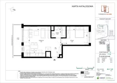 2 pokoje, mieszkanie 50,13 m², piętro 8, oferta nr C.138, Towarowa Square, Warszawa, Wola, Czyste, ul. Towarowa