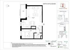 2 pokoje, mieszkanie 48,97 m², piętro 9, oferta nr C.142, Towarowa Square, Warszawa, Wola, Czyste, ul. Towarowa