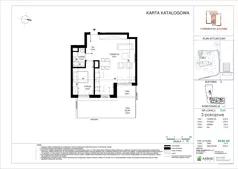 2 pokoje, mieszkanie 54,18 m², parter, oferta nr E.049, Towarowa Square, Warszawa, Wola, Czyste, ul. Towarowa