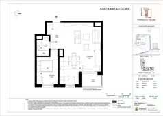 2 pokoje, mieszkanie 55,63 m², piętro 1, oferta nr D.046, Towarowa Square, Warszawa, Wola, Czyste, ul. Towarowa