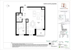 2 pokoje, mieszkanie 55,51 m², piętro 3, oferta nr D.054, Towarowa Square, Warszawa, Wola, Czyste, ul. Towarowa