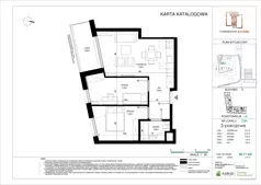 3 pokoje, mieszkanie 50,20 m², piętro 5, oferta nr D.064, Towarowa Square, Warszawa, Wola, Czyste, ul. Towarowa