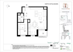 2 pokoje, mieszkanie 55,60 m², piętro 6, oferta nr D.066, Towarowa Square, Warszawa, Wola, Czyste, ul. Towarowa