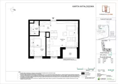 2 pokoje, mieszkanie 46,23 m², piętro 4, oferta nr D.104, Towarowa Square, Warszawa, Wola, Czyste, ul. Towarowa