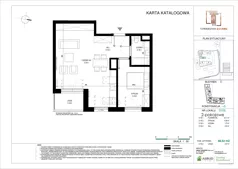 2 pokoje, mieszkanie 48,42 m², piętro 4, oferta nr D.105, Towarowa Square, Warszawa, Wola, Czyste, ul. Towarowa