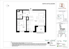 2 pokoje, mieszkanie 46,15 m², piętro 5, oferta nr D.110, Towarowa Square, Warszawa, Wola, Czyste, ul. Towarowa