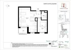 2 pokoje, mieszkanie 48,35 m², piętro 5, oferta nr D.111, Towarowa Square, Warszawa, Wola, Czyste, ul. Towarowa