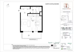 1 pokój, mieszkanie 39,83 m², parter, oferta nr E.001, Towarowa Square, Warszawa, Wola, Czyste, ul. Towarowa