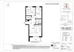 3 pokoje, mieszkanie 71,24 m², parter, oferta nr E.027, Towarowa Square, Warszawa, Wola, Czyste, ul. Towarowa