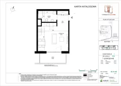 1 pokój, mieszkanie 34,97 m², parter, oferta nr E.029, Towarowa Square, Warszawa, Wola, Czyste, ul. Towarowa