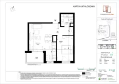 2 pokoje, mieszkanie 47,02 m², parter, oferta nr E.048, Towarowa Square, Warszawa, Wola, Czyste, ul. Towarowa