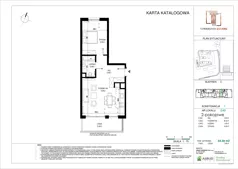2 pokoje, mieszkanie 54,18 m², parter, oferta nr E.049, Towarowa Square, Warszawa, Wola, Czyste, ul. Towarowa