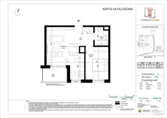 2 pokoje, mieszkanie 43,76 m², piętro 3, oferta nr E.060, Towarowa Square, Warszawa, Wola, Czyste, ul. Towarowa