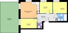4 pokoje, mieszkanie 58,24 m², parter, oferta nr 48, Osiedle Nad Zalewem, Lublin, Wrotków, ul. Henryka Wolińskiego 6