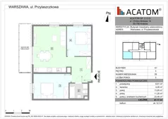 3 pokoje, mieszkanie 61,17 m², piętro 3, oferta nr A1.40.M29, Wawer GO 2.0, Warszawa, Wawer, Falenica, ul. Przylaszczkowa 17
