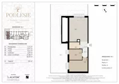 3 pokoje, apartament 60,20 m², parter, oferta nr 1A.1, Podlesie, Gliwice, Szobiszowice, ul. Tarnogórska 86