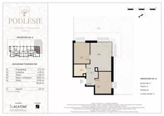 3 pokoje, mieszkanie 50,94 m², parter, oferta nr 2B.16, Podlesie, Gliwice, Szobiszowice, ul. Tarnogórska 86