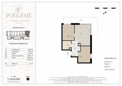 3 pokoje, apartament 50,98 m², piętro 3, oferta nr 2B.31, Podlesie, Gliwice, Szobiszowice, ul. Tarnogórska 86