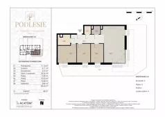 4 pokoje, apartament 83,50 m², parter, oferta nr 3.5, Podlesie, Gliwice, Szobiszowice, ul. Tarnogórska 86