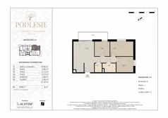 4 pokoje, apartament 67,60 m², piętro 1, oferta nr 3.9, Podlesie, Gliwice, Szobiszowice, ul. Tarnogórska 86