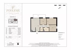 4 pokoje, mieszkanie 67,60 m², piętro 2, oferta nr 3.14, Podlesie, Gliwice, Szobiszowice, ul. Tarnogórska 86