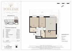 4 pokoje, apartament 79,61 m², parter, oferta nr 4B.15, Podlesie, Gliwice, Szobiszowice, ul. Tarnogórska 86