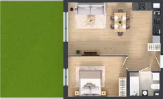 2 pokoje, mieszkanie 50,55 m², parter, oferta nr A3.10.M04, Wawer GO 2.0, Warszawa, Wawer, Falenica, ul. Przylaszczkowa 17