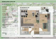 2 pokoje, mieszkanie 47,86 m², piętro 5, oferta nr 2/M28, Osiedle Wieniawskiego - etap V, Rzeszów, Słocina, ul. Wieniawskiego