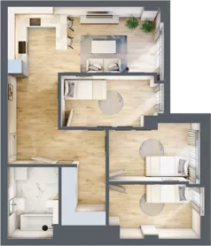 4 pokoje, apartament 67,88 m², piętro 7, oferta nr N37, Olszynki Park, Rzeszów, Śródmieście, ul. Szopena