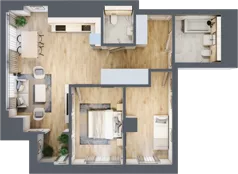 3 pokoje, apartament 71,10 m², piętro 5, oferta nr W18, Olszynki Park, Rzeszów, Śródmieście, ul. Szopena