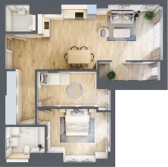 3 pokoje, apartament 76,86 m², piętro 12, oferta nr W62, Olszynki Park, Rzeszów, Śródmieście, ul. Szopena