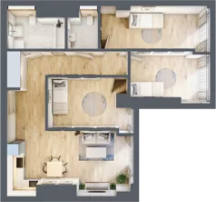 4 pokoje, apartament 79,24 m², piętro 15, oferta nr W83, Olszynki Park, Rzeszów, Śródmieście, ul. Szopena