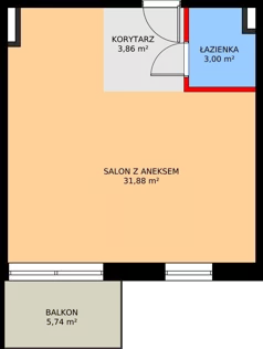 4 pokoje, mieszkanie 84,38 m², piętro 2, oferta nr I/2/16, Natura Park, Łódź, Widzew, Dolina Łódki, ul. Listopadowa