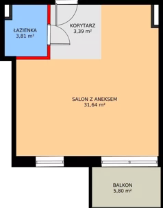 4 pokoje, mieszkanie 83,74 m², piętro 2, oferta nr I/2/24, Natura Park, Łódź, Widzew, Dolina Łódki, ul. Listopadowa
