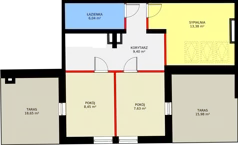 4 pokoje, mieszkanie 83,74 m², piętro 2, oferta nr I/2/24, Natura Park, Łódź, Widzew, Dolina Łódki, ul. Listopadowa