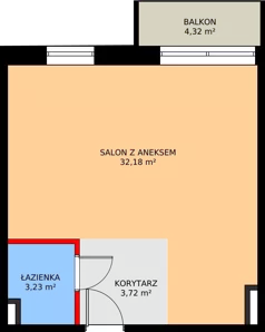3 pokoje, mieszkanie 65,33 m², piętro 2, oferta nr I/2/21, Natura Park, Łódź, Widzew, Dolina Łódki, ul. Listopadowa