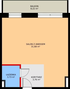 4 pokoje, mieszkanie 91,83 m², piętro 2, oferta nr J/2/20, Natura Park, Łódź, Widzew, Dolina Łódki, ul. Listopadowa