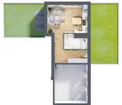 2 pokoje, mieszkanie 62,85 m², parter, oferta nr 0_10, Rezydencja Góra Kalwaria Budynek C, Góra Kalwaria, Moczydłów, ul. Długa