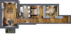 3 pokoje, mieszkanie 76,12 m², piętro 2, oferta nr 2/30, Rezydencja Góra Kalwaria Budynek D, Góra Kalwaria, Moczydłów, ul. Długa