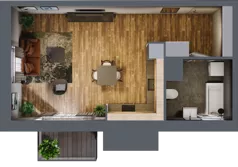 1 pokój, mieszkanie 39,59 m², piętro 5, oferta nr 5/54, Rezydencja Góra Kalwaria Budynek D, Góra Kalwaria, Moczydłów, ul. Długa