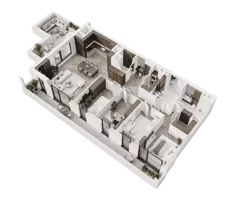 5 pokoi, mieszkanie 129,95 m², piętro 10, oferta nr M109, Apartamenty Verti, Radom, Ustronie, ul. Jana Pawła II / Wyścigowa