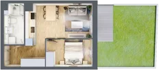 2 pokoje, mieszkanie 35,42 m², piętro 5, oferta nr 96, Apartamenty Horizon II etap, Radom, Akademickie, ul. Kazimierza Pułaskiego / Akademicka